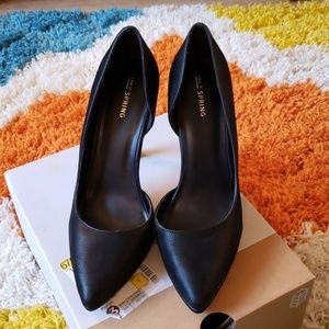 Black Call It Spring D'orsay style heels